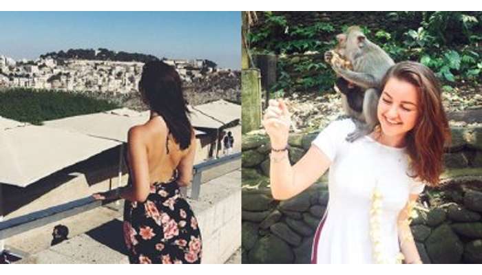 Elona during her solo international trip