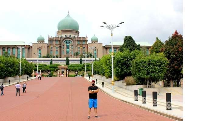 Striking a pose in Singapore