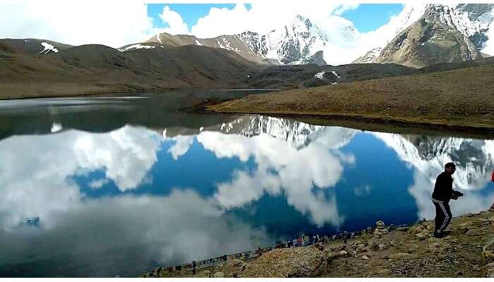Gurudongmar lake in Sikkim