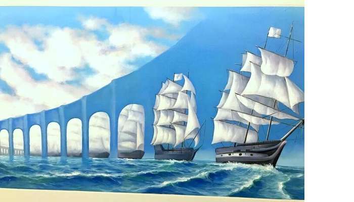 painting in art museum bangkok