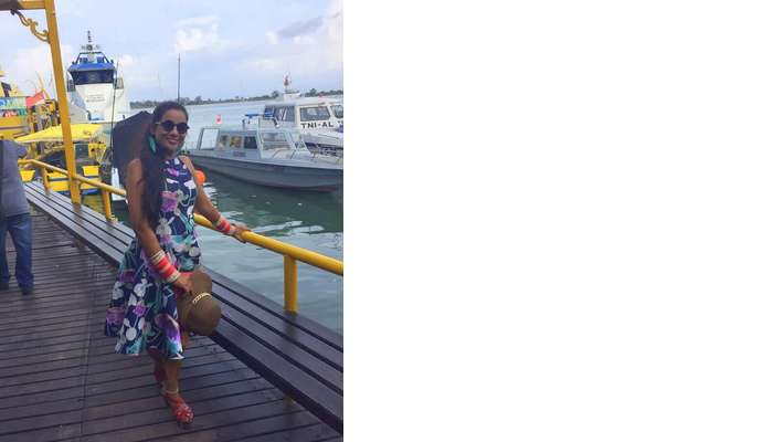 pankaj honeymoon trip to bali: aboard the sunset dinner cruise