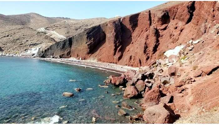 landscape in santorini