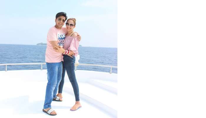 ankit wadhwa maldives honeymoon: priya ankit yacth