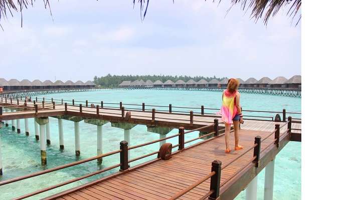 ankit wadhwa maldives honeymoon: towards overwater villa