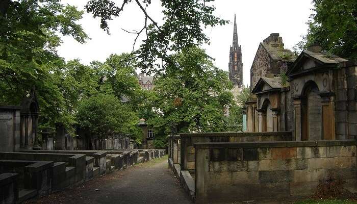 A snap from the haunted Greyfriars Kirkyard in Scotland