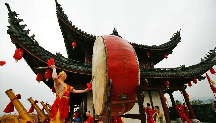 A ceremony to celebrate the China Tourism Day, Taiwan