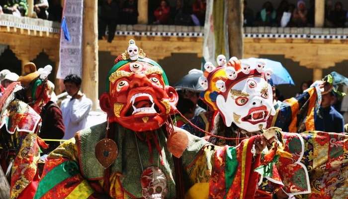 Chhams performed by Llamas during the Hemis festival in Ladakh