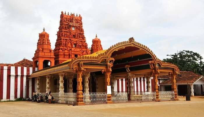 famoustemple in Sri Lankan city