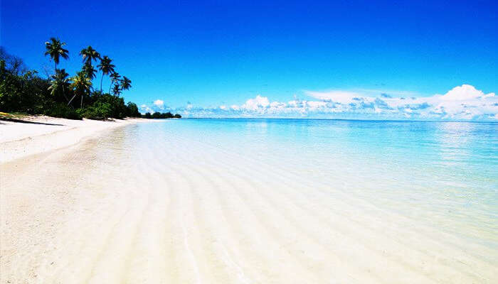 The Paradise beach is a serene place to see in Pondicherry