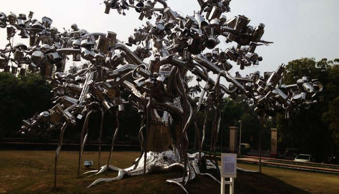 An exhibit at National Gallery of Modern art in Delhi