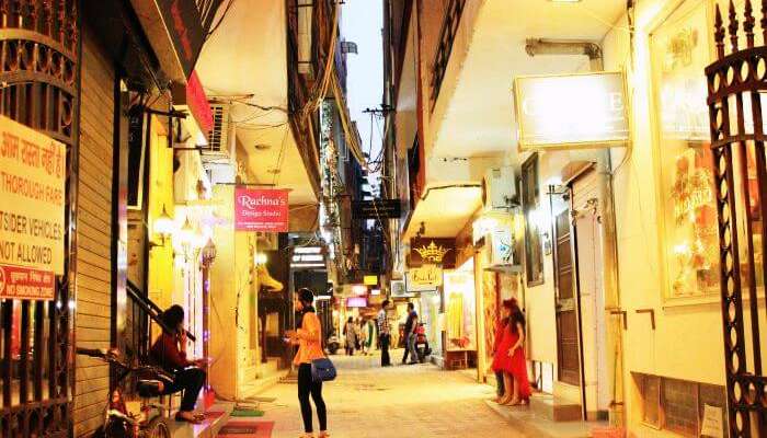 Lanes of Shahpurjat in Delhi 