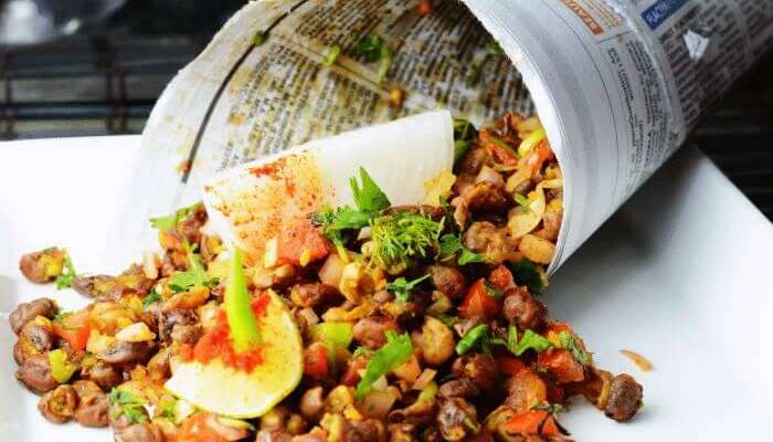 The appealing chaat of Chana Zor Garam