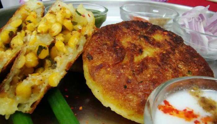 The appetizing Aloo Tikki