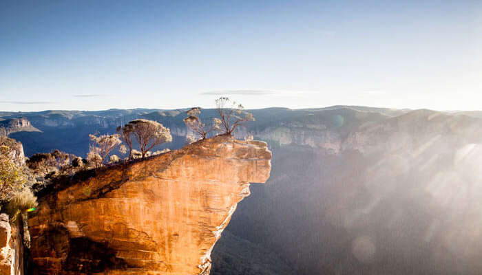 Sunrise as seen from the Hanging rock