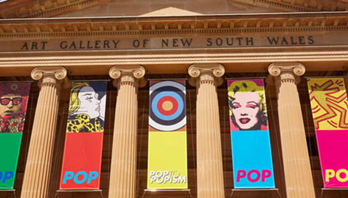 POP Banners at the Art Gallery of New South Wales