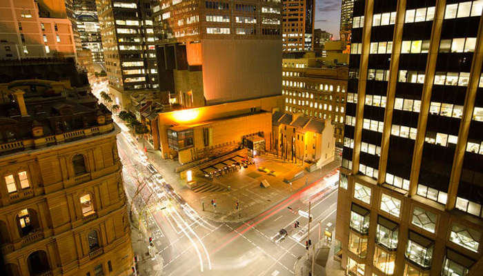 Sydney Museum is located at the corner of Phillip and Bridge Street