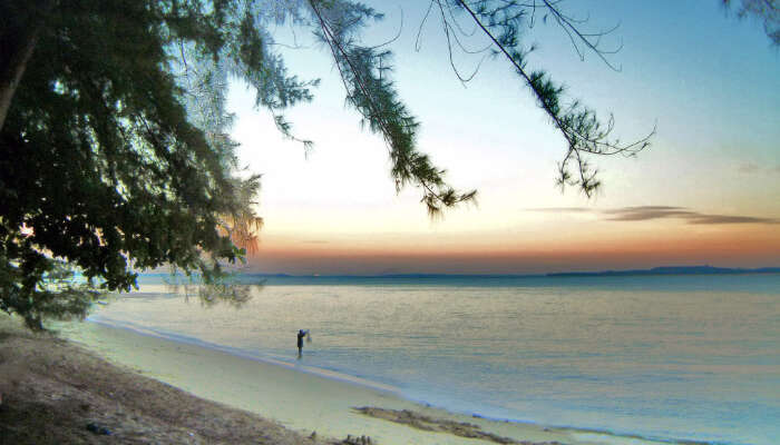 Changi Beach in Singapore