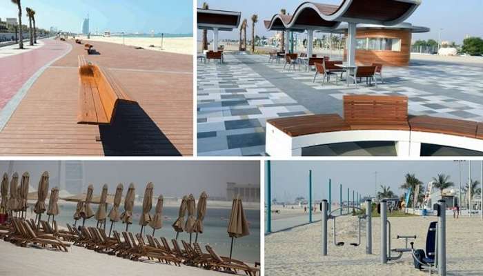 Jumirah beach conriche is one of the best places to visit in Dubai for free