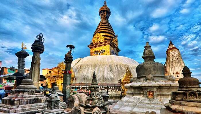 Swayambhunath temple is among the best Nepal places to visit near Kathmandu valley