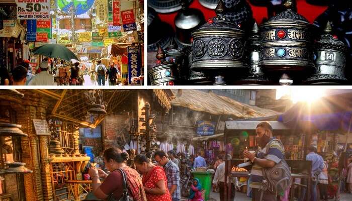 The many views of the Thamel market area in Nepal