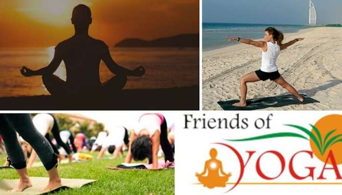 Yoga sessions by FOY are among the popular things to do in Dubai for free.