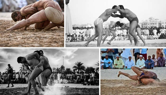 Watching Kushti is one of the fun things to do in Dubai for free