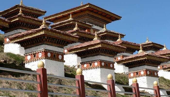 Some of the Chortens at the Dochula Pass