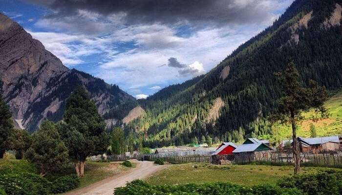 The quaint settlement in Gurez Valley in Kashmir