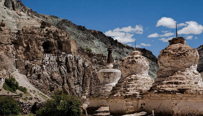 Phugtal Gompa hidden in mountain caves in Jammu & Kashmir