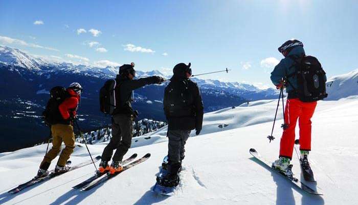 Snow floors in Uttarakhand for perfect ice-skiing