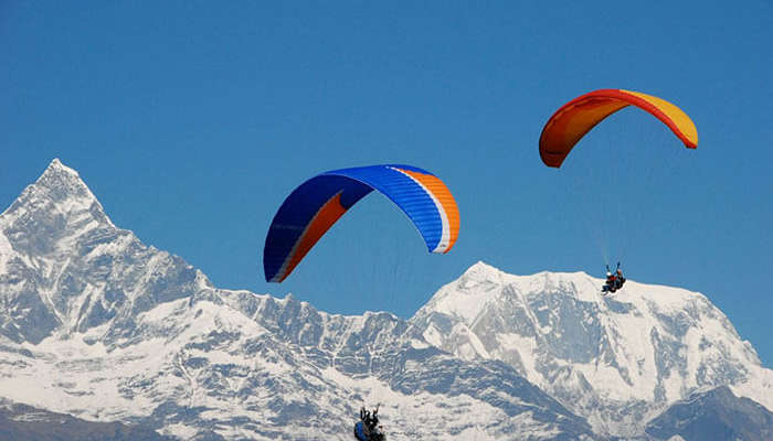Enjoy adventure activities at Solang Valley like paragliding