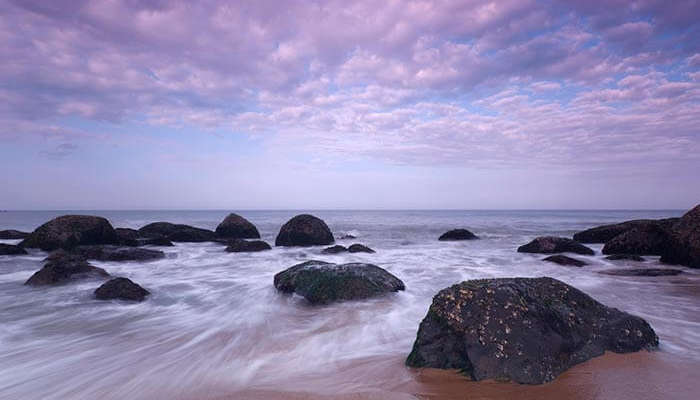 The beautiful beach of Chennai