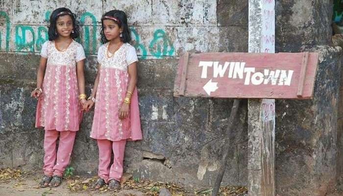 A pair of twins at the Twin Town of Kodinhi