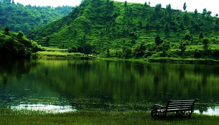 The beautiful and peaceful settings of the Morni Hills near Chandigarh