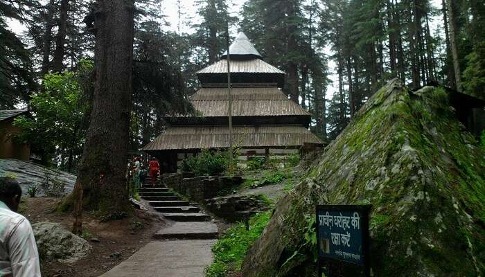 The entrance of the Hadimba Temple that is one of the best places to visit in Manali