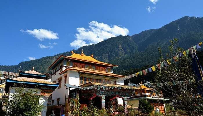 One of the famous monasteries in Manali