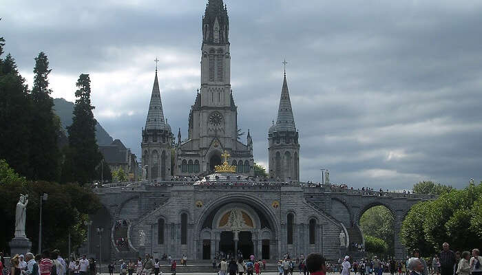 The pilgrimage site of Lourdes - a religious place to visit in France