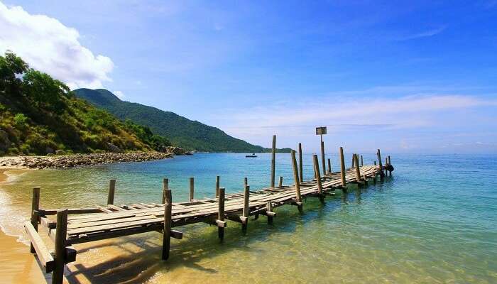 A beach at the Cham Island that is one of the places to see and visit in Vietnam