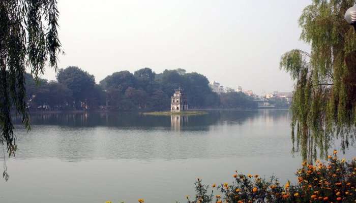 View of Hoan Kiem lake