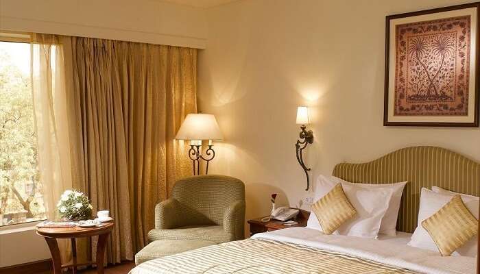 One of the luxury rooms at the Park Plaza in Jodhpur