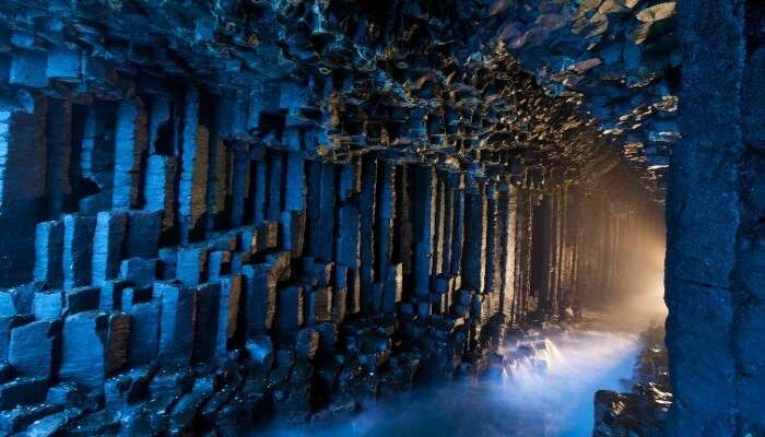 A 2021 Compilation Of 59 Weirdest Places Across the World You Should Stop By 34 Symmetrical square caves in Scotland