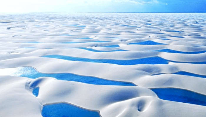 A 2021 Compilation Of 59 Weirdest Places Across the World You Should Stop By 48 Fascinating watery desert in Brazil