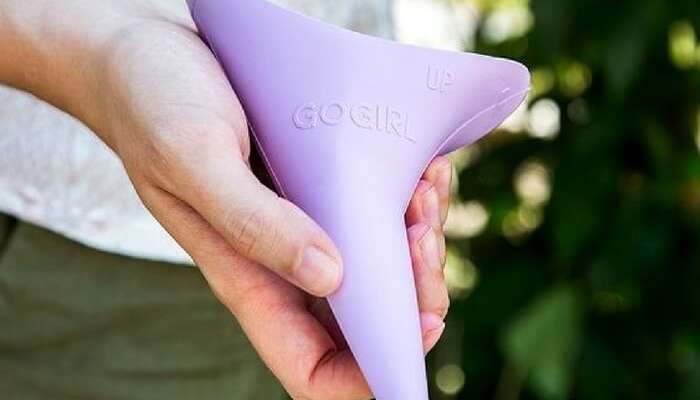 Female urination device by Go Girl