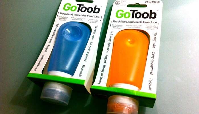 Squeezable travel tube by GoToob