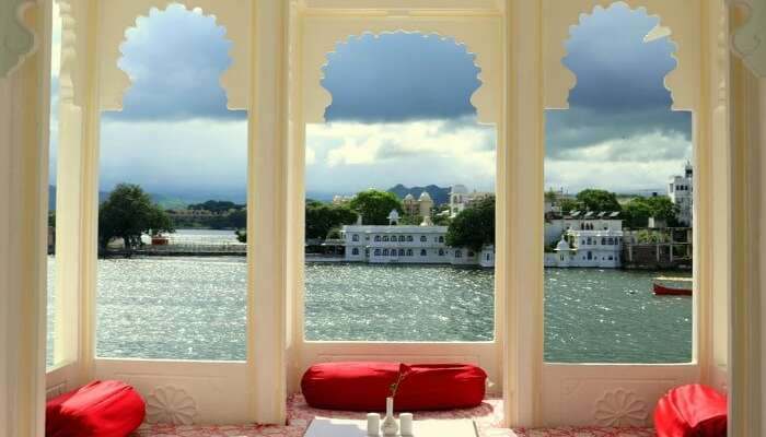 Lake view from Jagat Niwas Palace