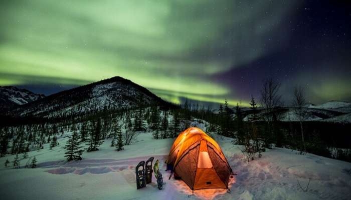 Nordlichter am Dempster Highway Yukon