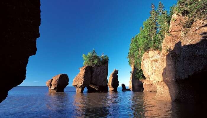 berühmte Bucht von Fundy in Kanada