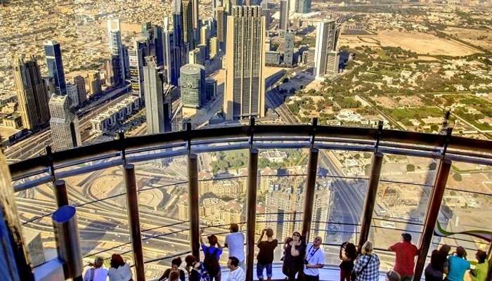 at the top burj dubai