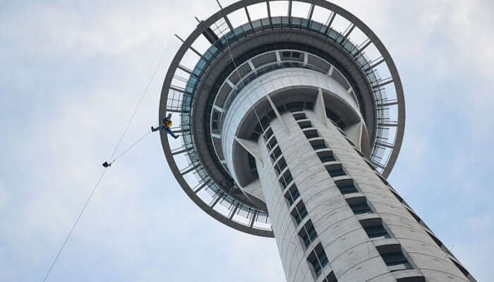 Sky Tower of Auckland, New Zealand