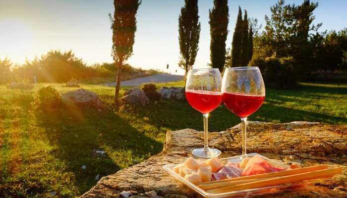 wine in Tuscany